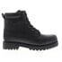 Фото #2 товара Fila Edgewater 12 1SH40061-001 Mens Black Synthetic Lace Up Lace Up Boots