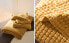 Waffle-knit cotton bath towel