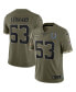 Фото #1 товара Men's Shaquille Leonard Olive Indianapolis Colts 2022 Salute To Service Limited Jersey