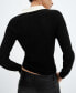 ფოტო #7 პროდუქტის Women's Knitted Polo Neck Sweater