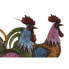 Decorative Figure Home ESPRIT Multicolour Rooster 44 x 17 x 61 cm (2 Units)