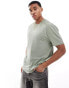 Фото #1 товара ASOS DESIGN relaxed t-shirt in light green with celestial chest print