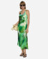 ფოტო #1 პროდუქტის Women's Draped Detail Printed Dress