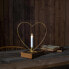 Dekorative Tischleuchte Flamme Heart