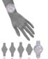 ფოტო #4 პროდუქტის Women's Lavender Rubberized Bracelet Watch, 40.5mm