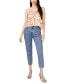 ფოტო #3 პროდუქტის Women's Printed Pin-Tuck V-Neck Camisole Top