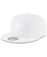 Men's Green Bay Packers White on White 59FIFTY Fitted Hat