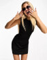 Фото #2 товара Weekday Johanna sleeveless mini dress in black