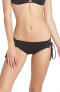 Isabella Rose 170235 Womens Lace-Up Hipster Bikini Bottom Black Size Large