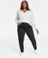 Фото #1 товара Trendy Plus Size High-Rise Skinny Jeans, Regular and Short Lengths, Created for Macy's