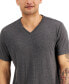 Фото #3 товара Men's Travel Stretch V-Neck T-Shirt, Created for Macy's