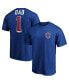 Men's Royal Chicago Cubs Number One Dad Team T-shirt