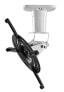 Фото #1 товара One for All Solid Universal Projector Mount - Ceiling - 15 kg - Black - White - 360° - 0 - 360° - 360°