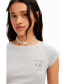 ფოტო #5 პროდუქტის Women's Shiny heart T-shirt