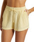 ფოტო #3 პროდუქტის Juniors' Day Tripper Cotton Gauze Shorts