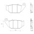 BRENTA MOTO 3151 organic rear Brake Pads - фото #3