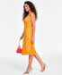 ფოტო #2 პროდუქტის Women's Lace V-Neck Midi Dress, Created for Macy's