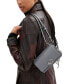 ფოტო #6 პროდუქტის Luxe Refined Calf Leather Bandit Crossbody Bag