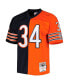 Men's Walter Payton Navy and Orange Chicago Bears 1985 Split Legacy Replica Jersey