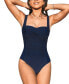 Фото #1 товара Women's Tummy Control Wrapped One Piece Swimsuit
