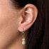 Luxury silver earrings with Preciosa crystals 31244.3