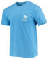 ფოტო #3 პროდუქტის Men's Royal Air Force Falcons Circle Campus Scene T-shirt