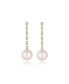 Electra Riviere Freshwater Pearl Drop Earrings