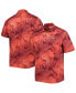 Фото #1 товара Men's Cardinal Arkansas Razorbacks Coast Luminescent Fronds IslandZone Button-Up Camp Shirt