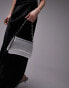 Topshop Seema shoulder bag with chunky chain in silver