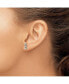 ფოტო #3 პროდუქტის Stainless Steel Polished 3 Ball Earrings