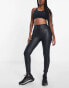 Фото #4 товара ASOS 4505 Hourglass mesh wet look legging