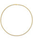 Men's Two-Tone Rope Link 22" Chain Necklace (4mm) in Sterling Silver & 14k Gold-Plate