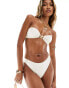 Фото #4 товара South Beach high leg bikini bottom in coconut