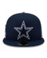 Фото #3 товара Men's Navy Dallas Cowboys Gameday 59FIFTY Fitted Hat