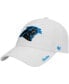 Фото #1 товара Women's White Carolina Panthers Miata Clean Up Logo Adjustable Hat