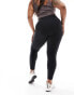 ASOS 4505 Curve Icon high waist soft touch yoga legging in black