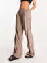 Фото #4 товара Weekday Chase smart pull on trousers in stone