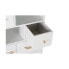 Chest of drawers DKD Home Decor Natural Metal White Cream Melamin (76 x 34 x 94 cm)