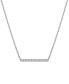 ფოტო #3 პროდუქტის Diamond Bar Pendant Necklace (1/6 ct. t.w.) in 14k White Gold or 14K Yellow Gold, 18" + 2" extender, Created for Macy's