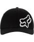 ფოტო #3 პროდუქტის Big Boys Black, White Racing Flex 45 Flexfit Hat