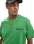 Napapijri Linth backprint script logo t-shirt in green