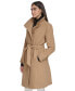 Фото #3 товара Women's Wool Blend Belted Buttoned Coat