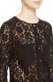 Фото #2 товара Women's Veronica Beard Lotus Lace Blouse, Size 6 - Black 152348