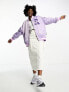 Фото #7 товара AAPE By A Bathing Ape varsity jacket in purple