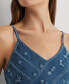 ფოტო #5 პროდუქტის Women's Striped Floral Tulle Gown