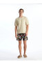 Фото #1 товара Мужские пляжные шорты с принтом LC WAIKIKI - SWIMWEAR Короткие мужские пляжные шорты с принтом AYMİRA STORE