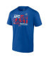 Фото #4 товара Men's Royal Buffalo Bills 2023 AFC East Division Champions Big and Tall T-shirt