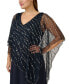 ფოტო #3 პროდუქტის Plus Size Beaded Popover Gown