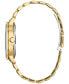 ფოტო #2 პროდუქტის Eco-Drive Women's Disney Belle and Beast Gold-Tone Stainless Steel Bracelet Watch 36mm Gift Set