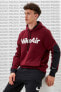 Фото #1 товара Air Sportswear Hoodie Burgundy Big Logo Kapüşonlu Bordo Erkek Sweatshirt